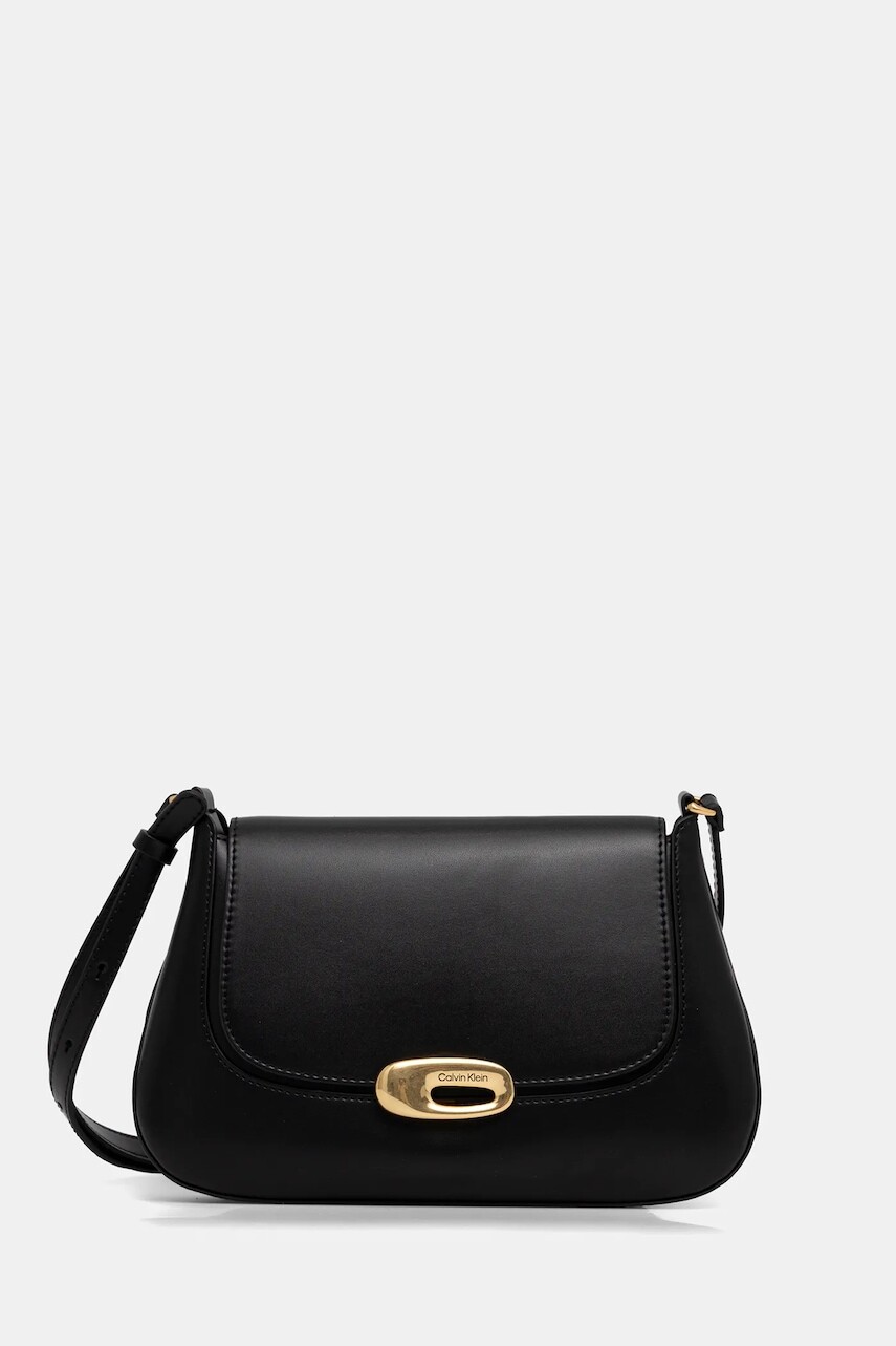 Kabelka Calvin Klein čierna farba, LV04F3401G