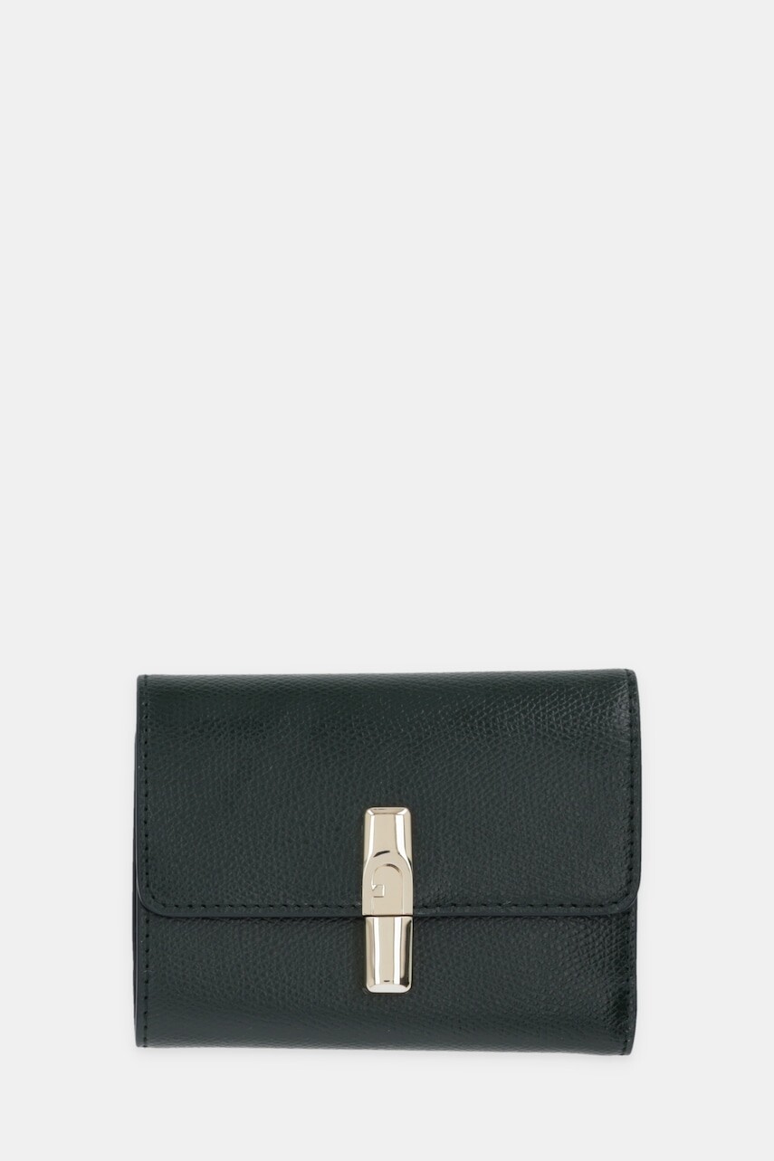 Kožená peňaženka Furla zelená farba, WP00564 ARE000 4513S