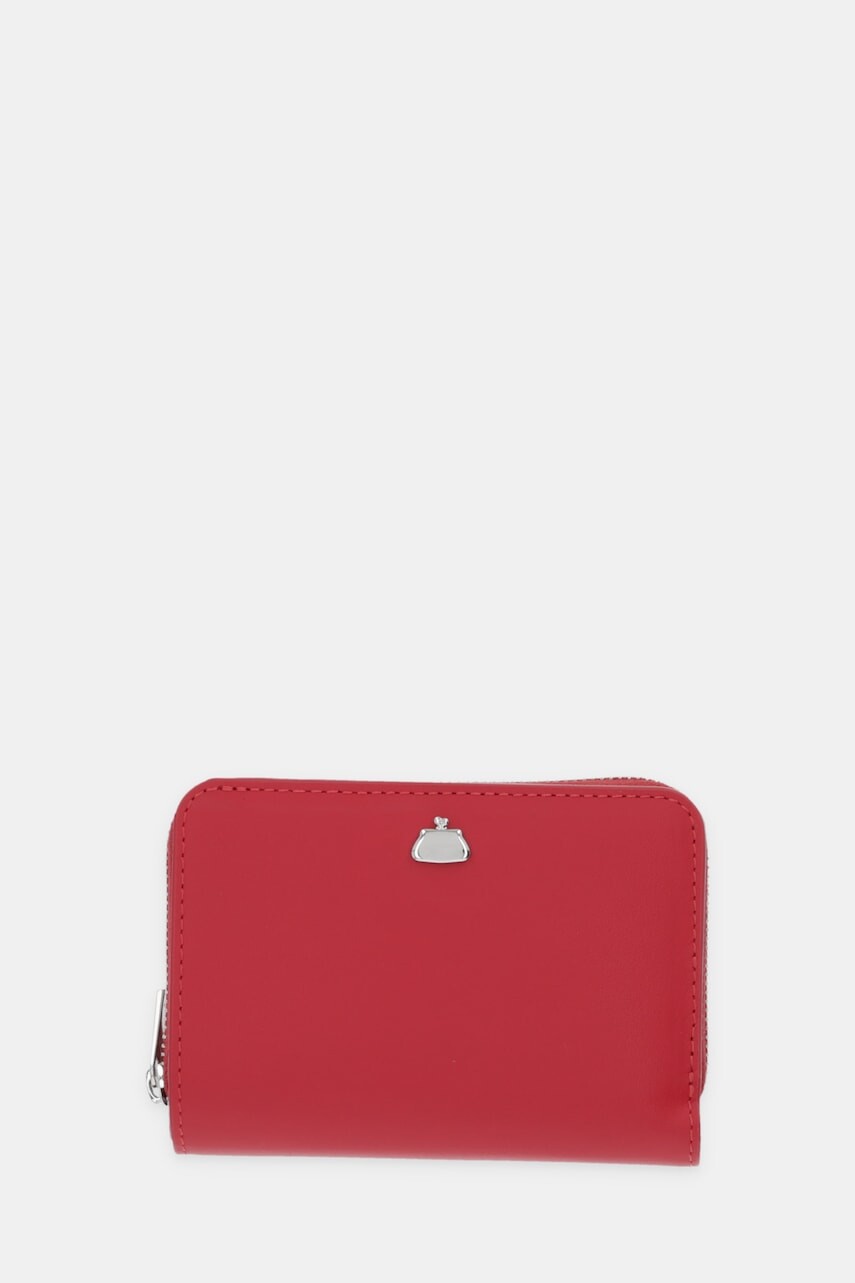 Kožená peňaženka Weekend Max Mara AFLORES červená farba, 2615711044600