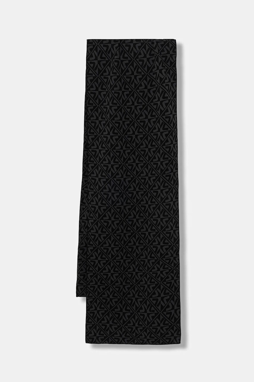 Šál Newland SCARF čierna farba, vzorovaný, N54406.167