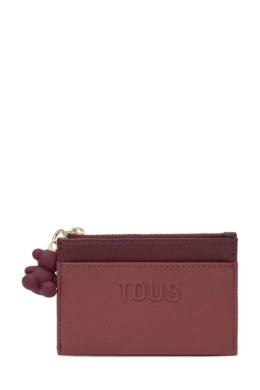 Peňaženka Tous Audree dámska, bordová farba, 2002361521