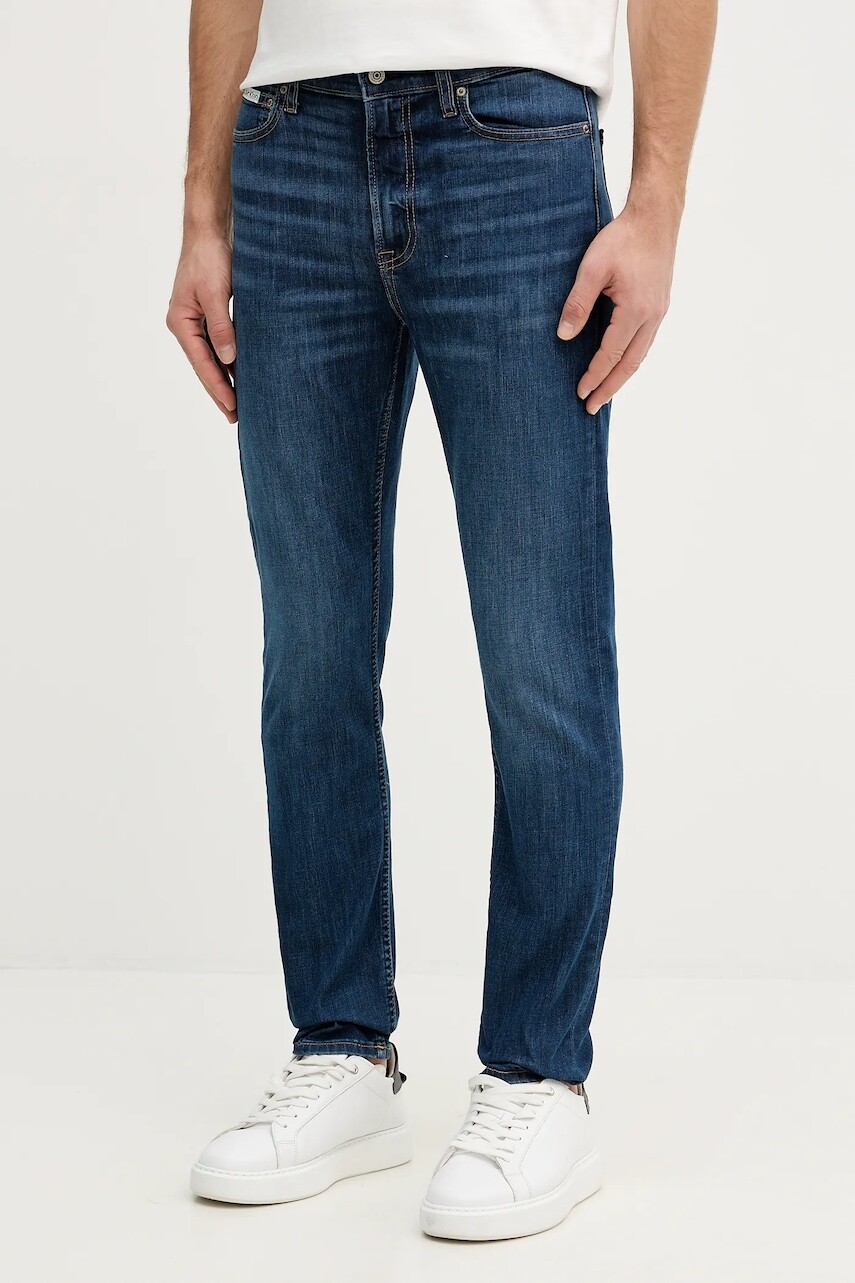 Rifle Calvin Klein Jeans modrá farba, LV04RE779G