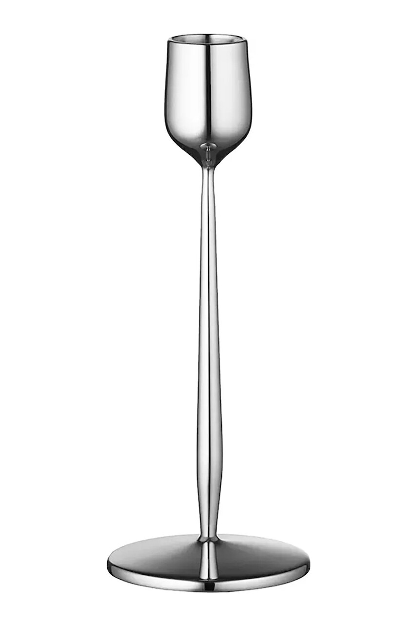 Dekoračný svietnik Gense Dorothea 7 x 18 cm šedá farba