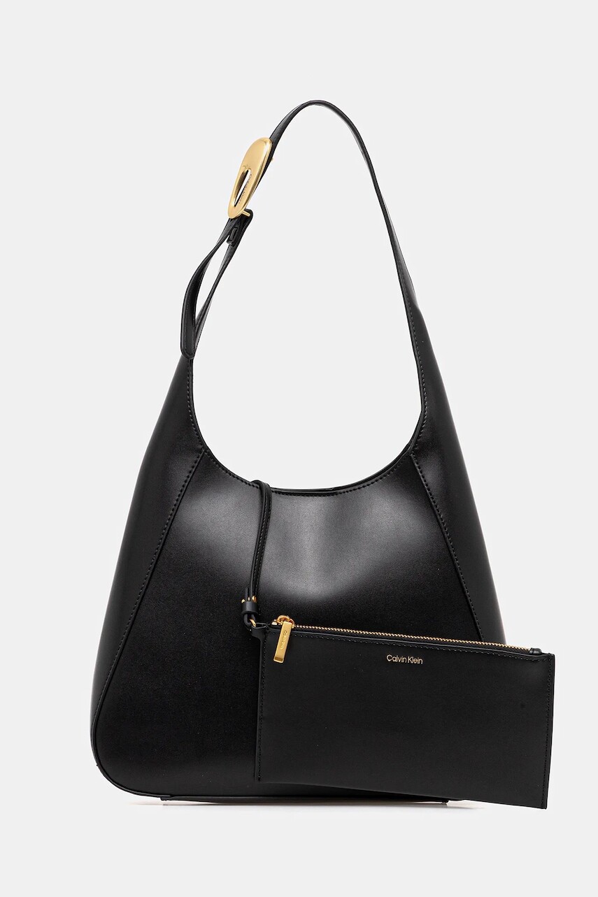 Kabelka Calvin Klein čierna farba, LV04F3402G