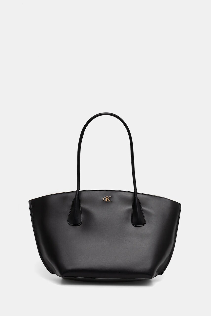 Kabelka Calvin Klein čierna farba, LV04F3344G