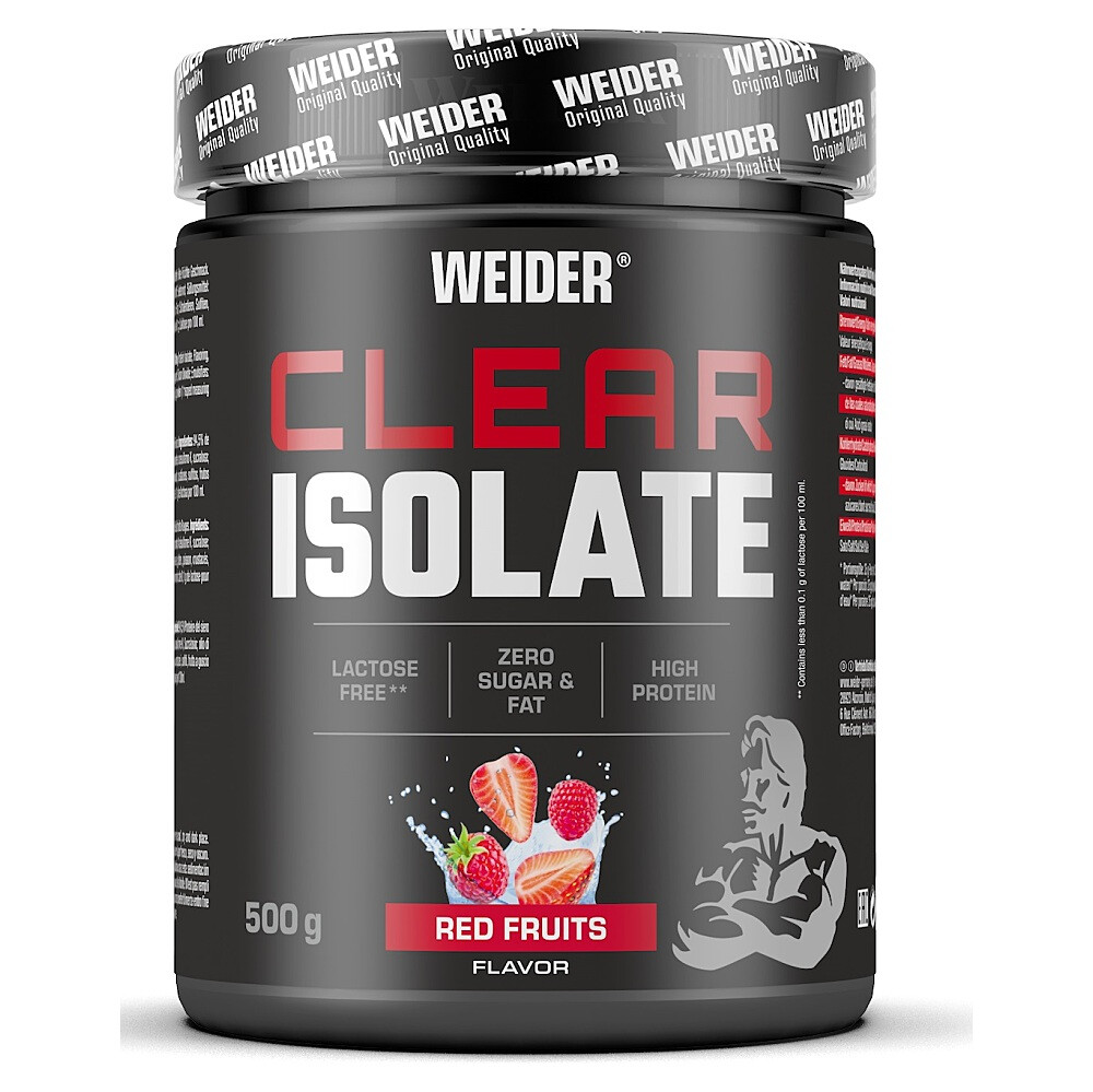WEIDER Clear isolate srvátkový izolát červené ovocie 500 g