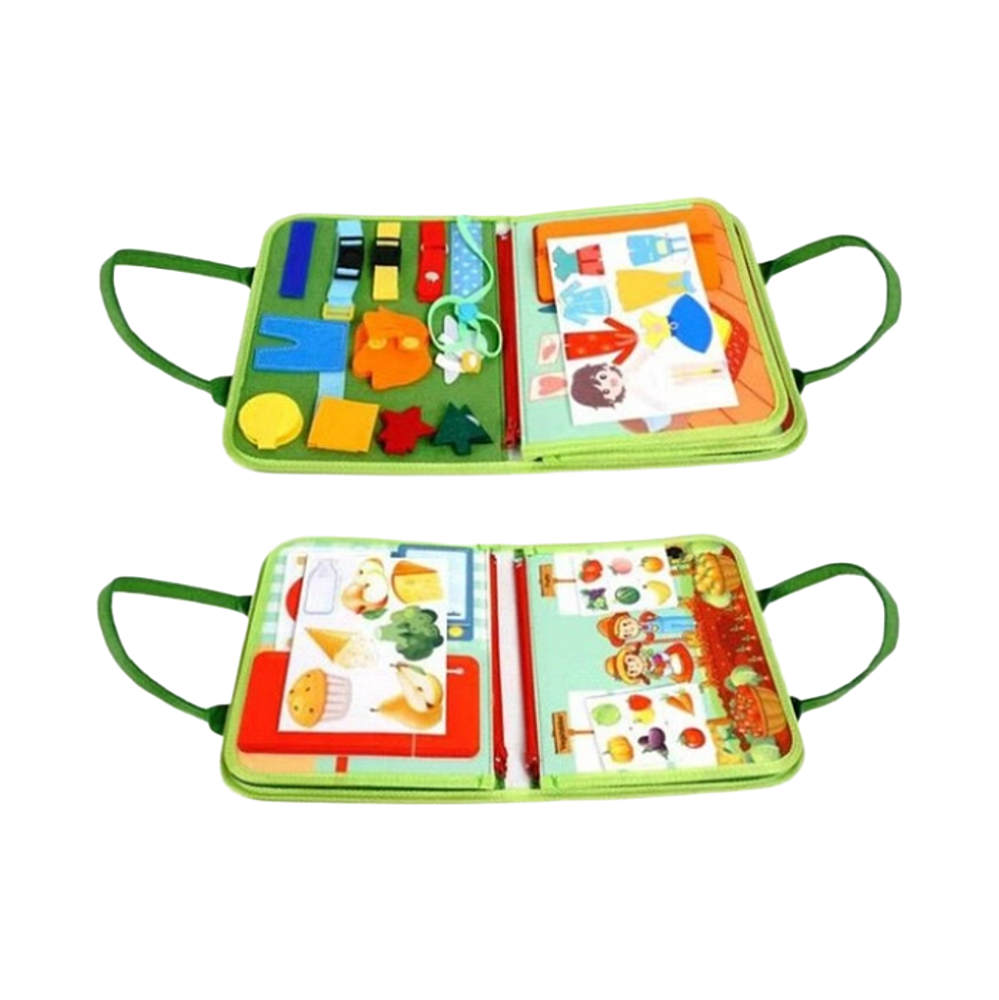 2KIDS TOYS Senzorické busy kniha safari