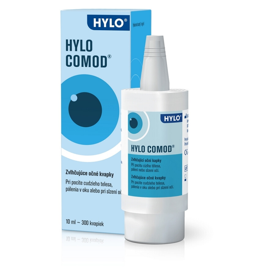 HYLO-COMOD sterilný roztok 10 ml, poškodený obal