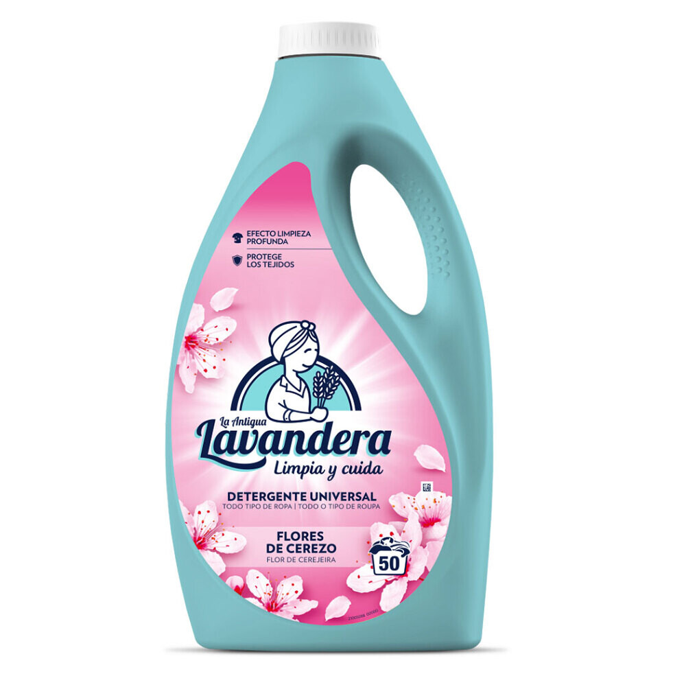 LAVANDERA Prací gél Čerešňové kvety 50 praní 2,5 l, poškodený obal
