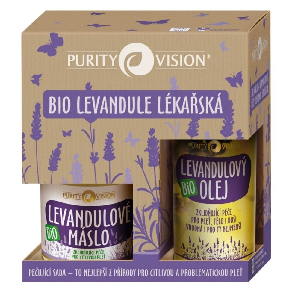 PURITY VISION Levanduľa BIO Darčeková sada, poškodený obal