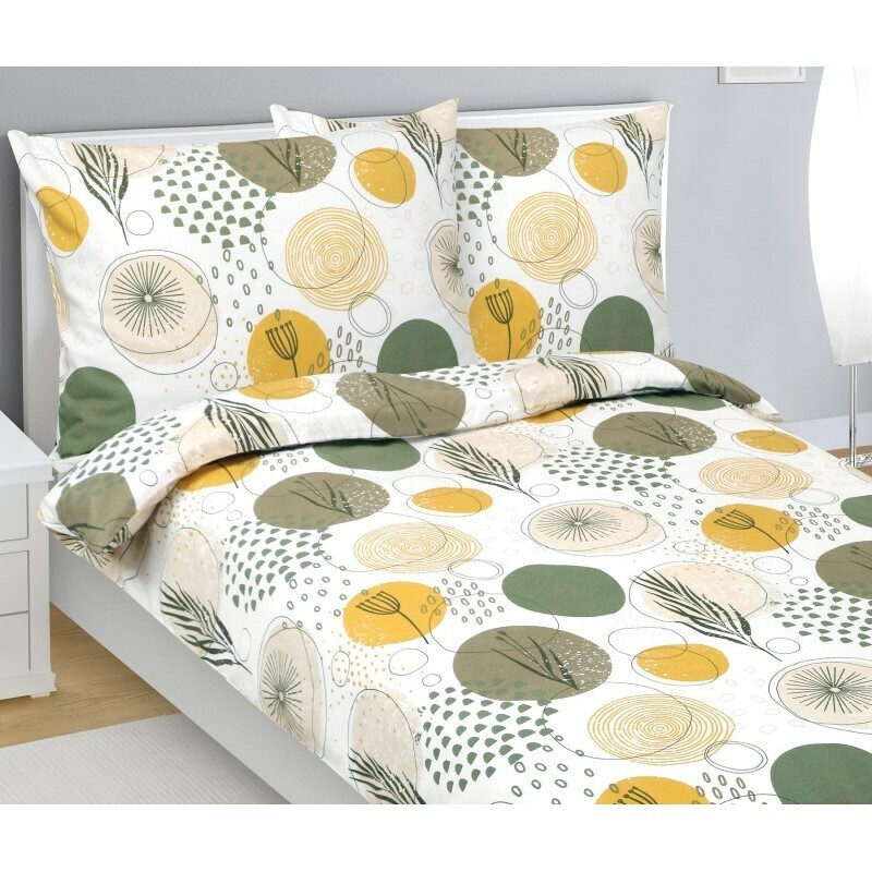 Bellatex Flanelové obliečky Kola, 140 x 220 cm, 70 x 90 cm