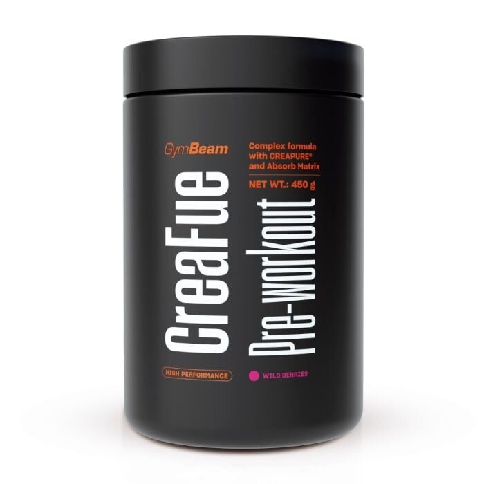 GymBeam CreaFue Pre-workout 450 g citrón limetka