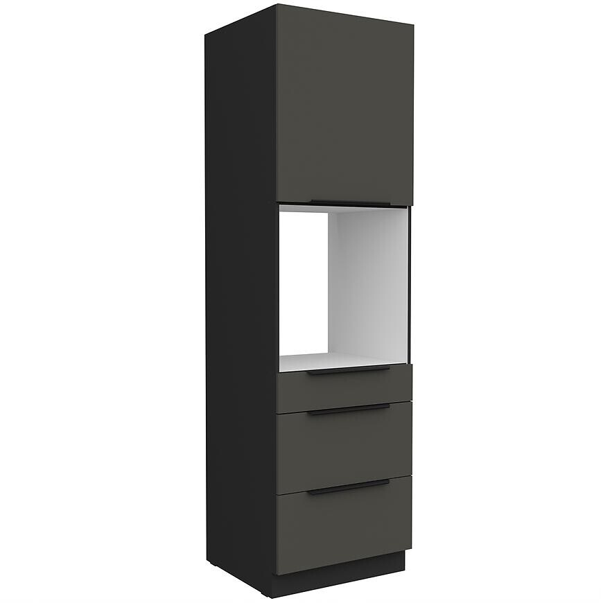 Kuchynská skrinka Aria-Gr/Bl Anti Fingerprint 60dps-210 1f 3s