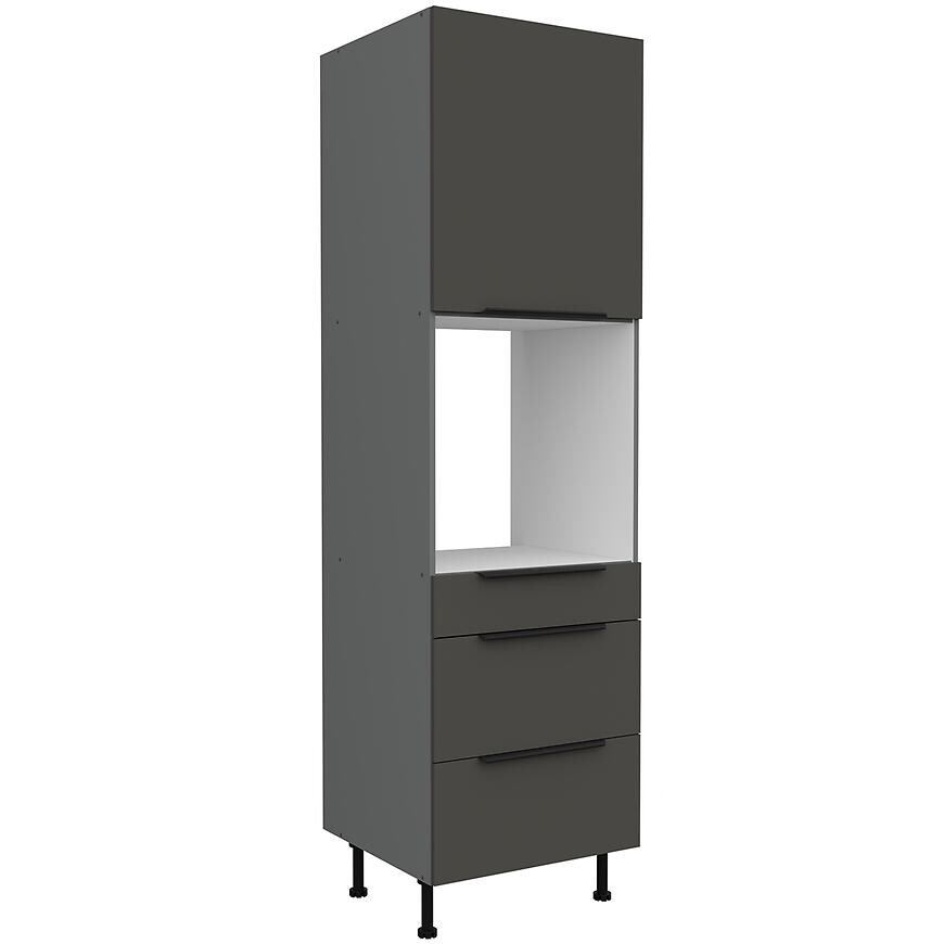 Kuchynská skrinka Aria-Gr/Ant Anti Fingerprint 60dps-215 1f 3s