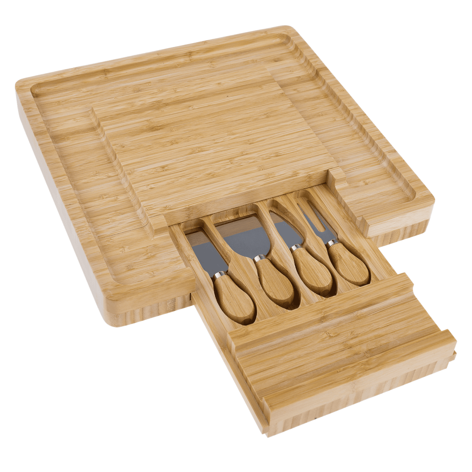 Doska na syr s príslušenstvom, bambus, MANDOL