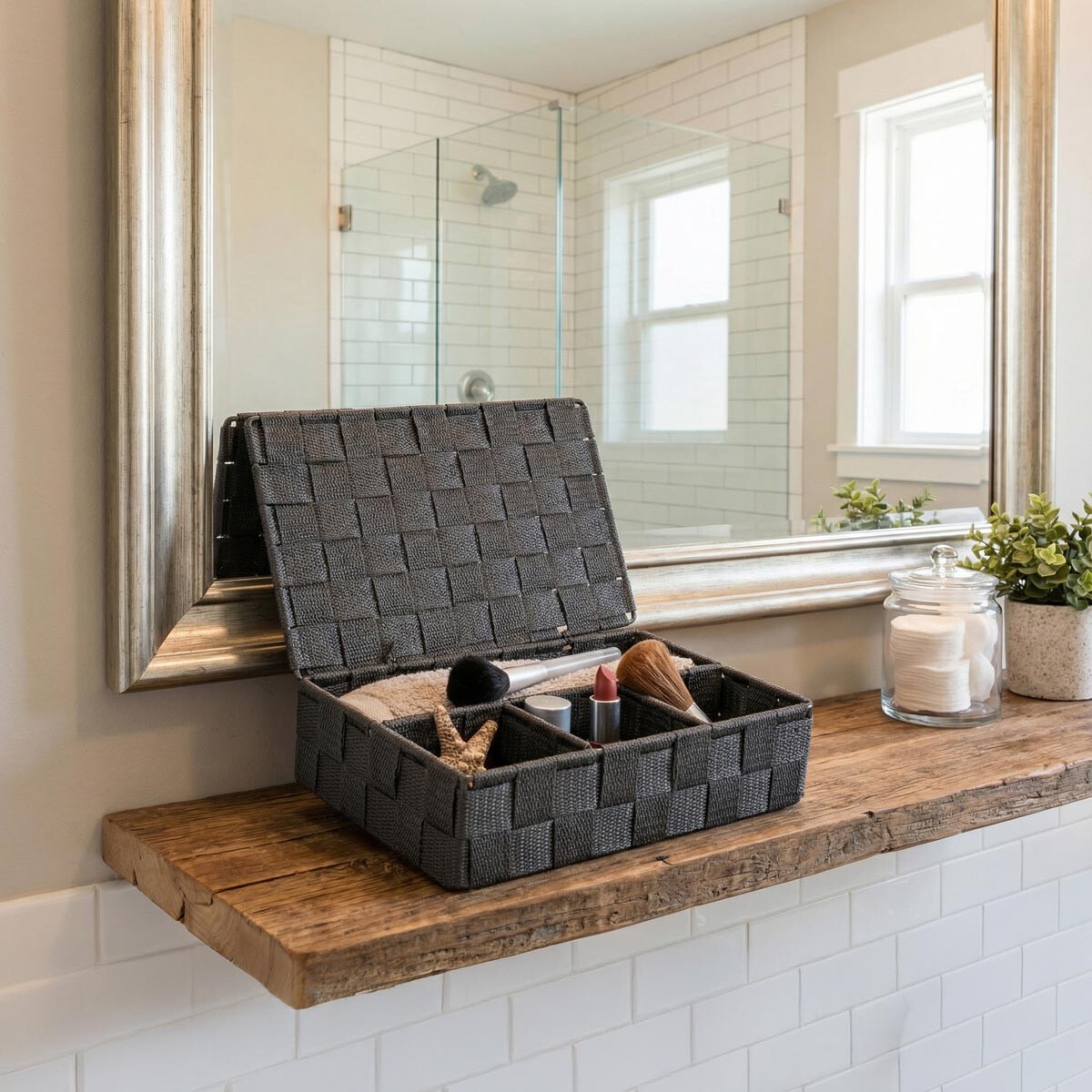 Úložný kôš Adria, tmavo sivý, malý