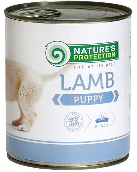 Natures Protection KONZERVA dog puppy lamb 800g