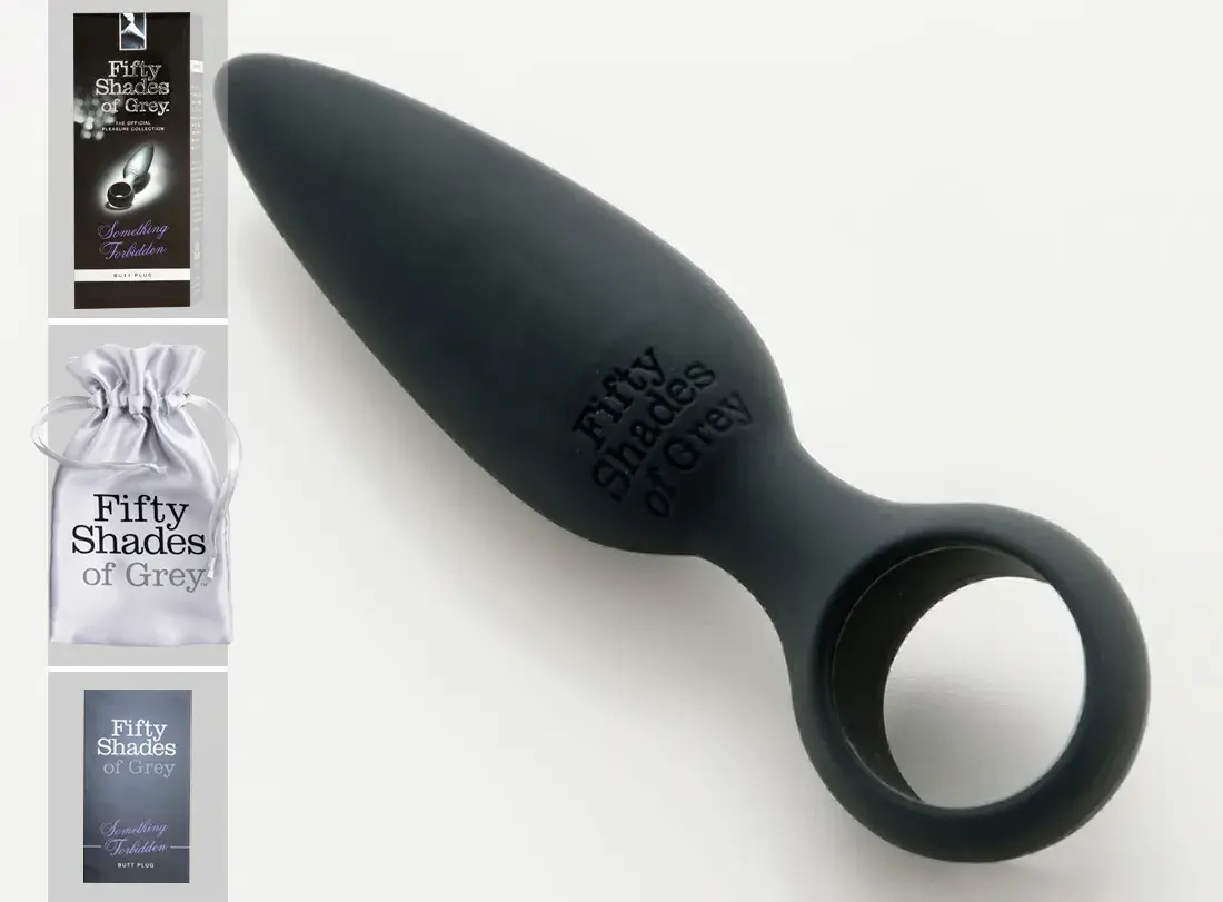 Päťdesiat odtieňov šedej - análna hračka pre prst