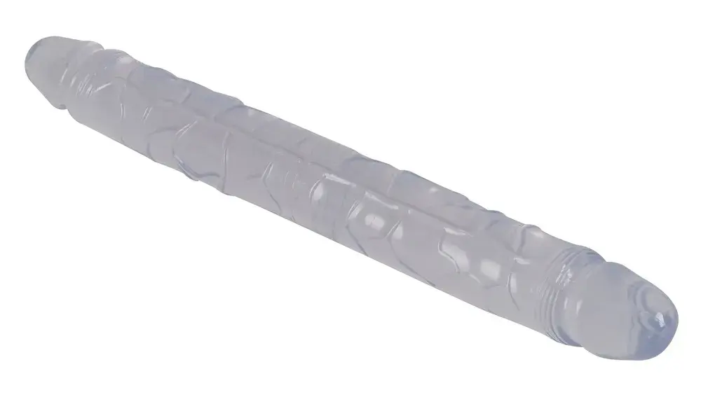 Krištáľové dvojité dildo (34 cm)