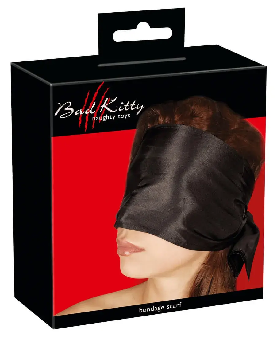 Bad Kitty - Čierny bondage šál