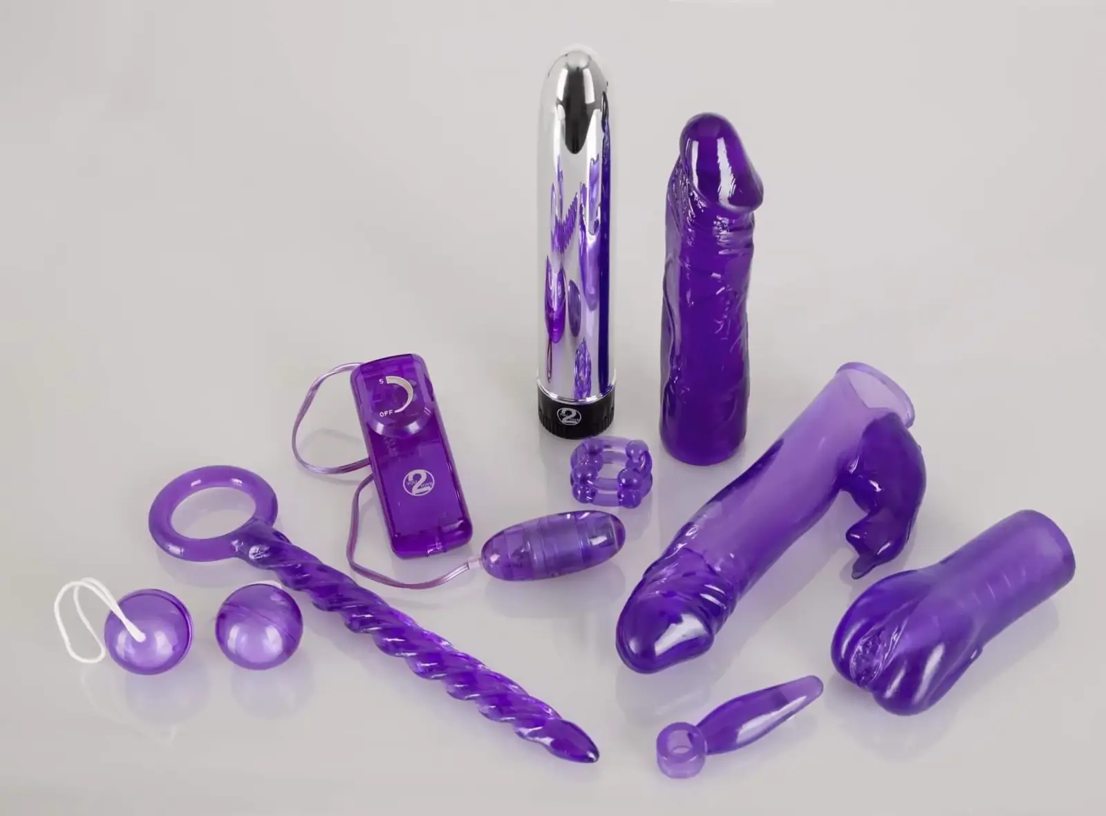 You2Toys - Fialový večer: 9-dielna vibračná sada