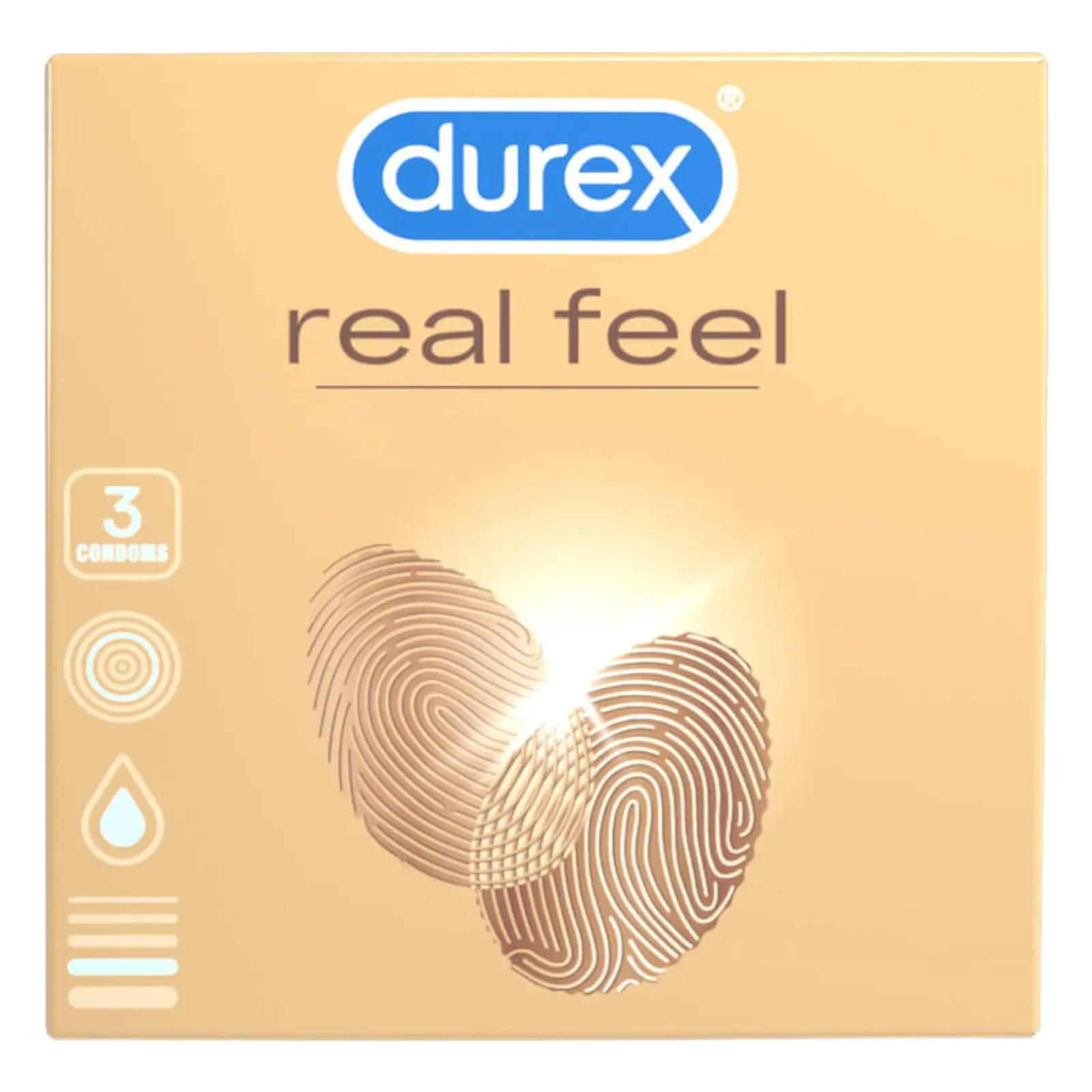 Durex Real Feel - bezlatexový kondóm (3 ks)
