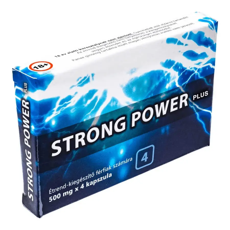 Strong Power Plus - doplnok výživy pre mužov (4ks)