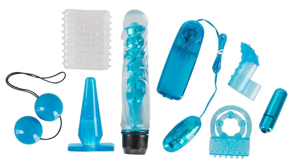 You2Toys - Modrý predjedlo - vibračná sada (8-dielna)