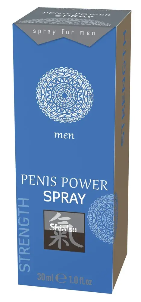 HOT Shiatsu Penis Power - stimulujúci intímny sprej pre mužov (30ml)