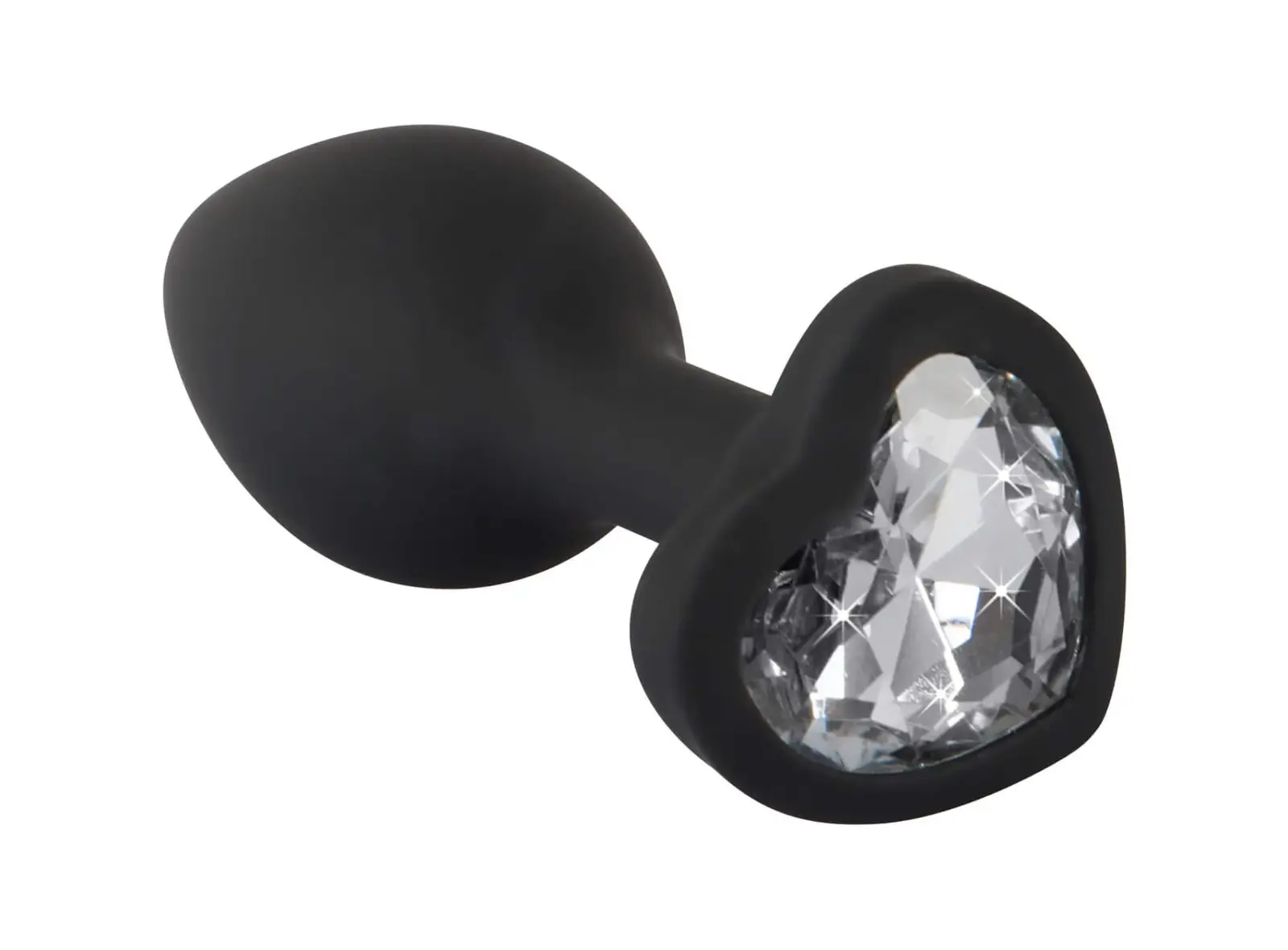 You2Toys análna kolík s bielym kameňom (čierny)