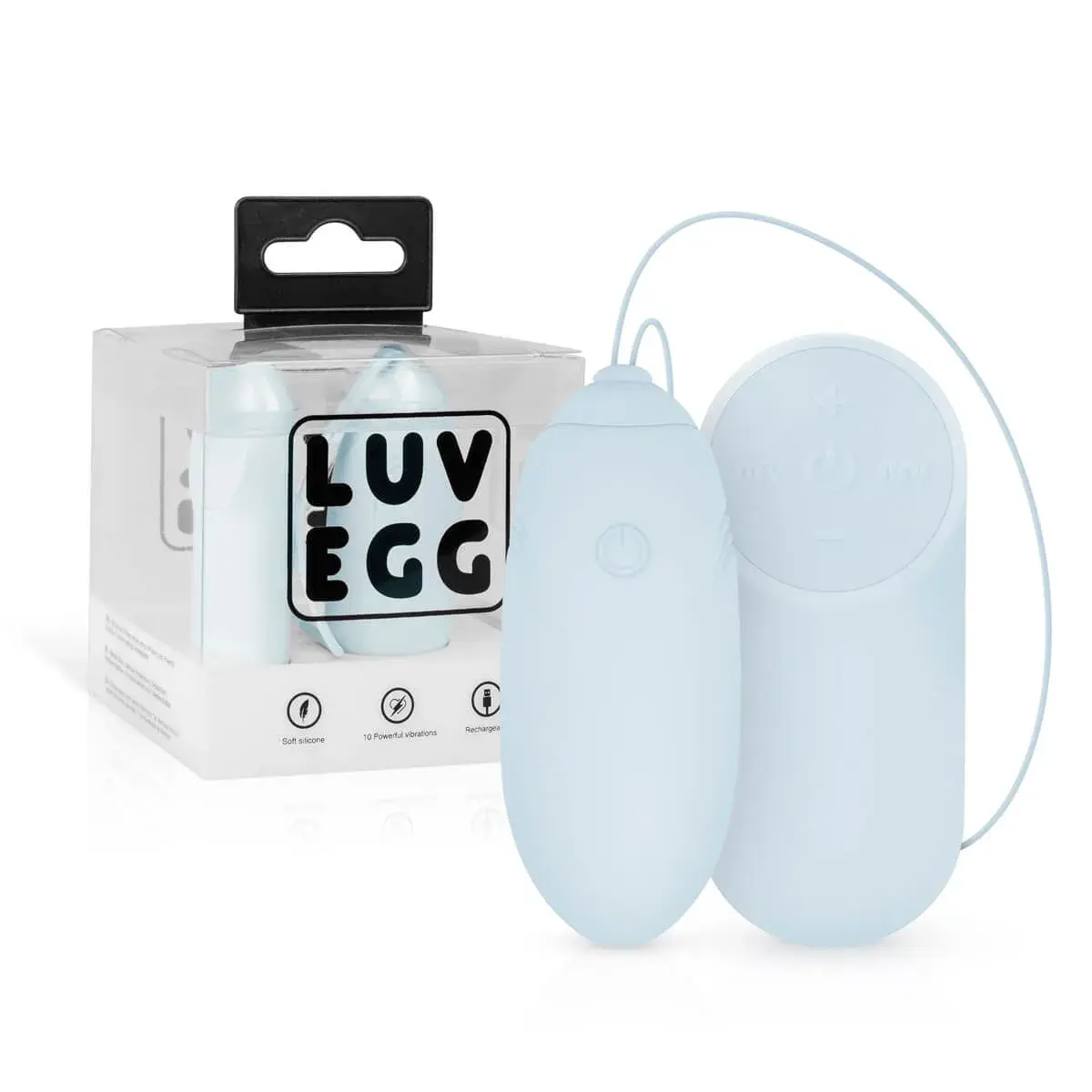 LUV EGG - modré vibrujúce vajíčko s diaľkovým ovládaním