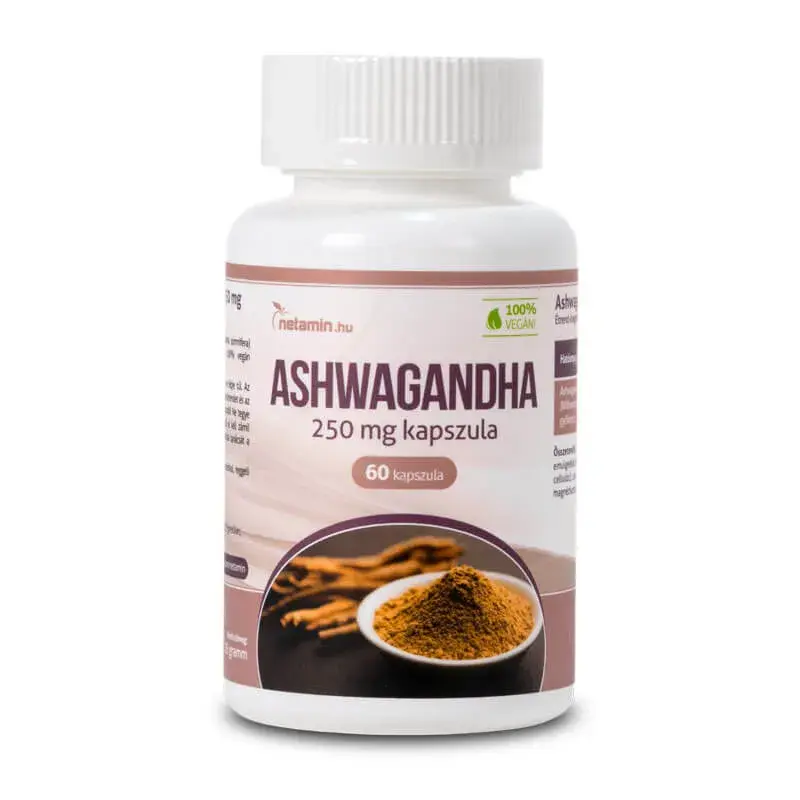 Netamin Ashwagandha 250mg - kapsuly na podporu zdravia (60 ks)