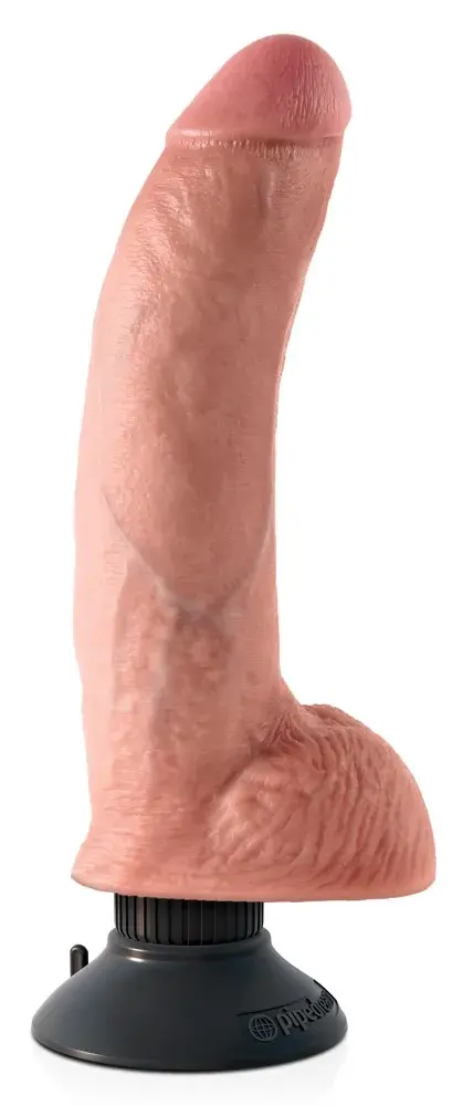 King Cock 9 - ohybný, realistický vibrátor (26 cm) - prírodný vzhľad