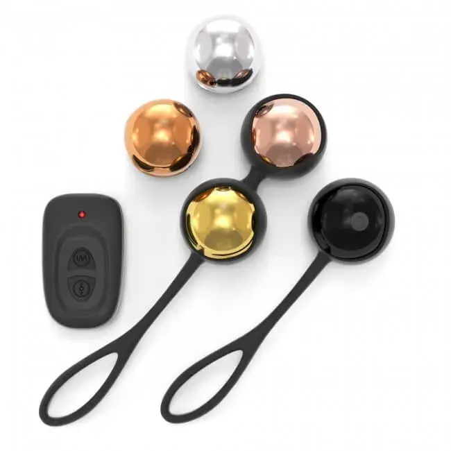 Dorcel tréningové guličky - rádiové, nastaviteľné guličky pre potešenie