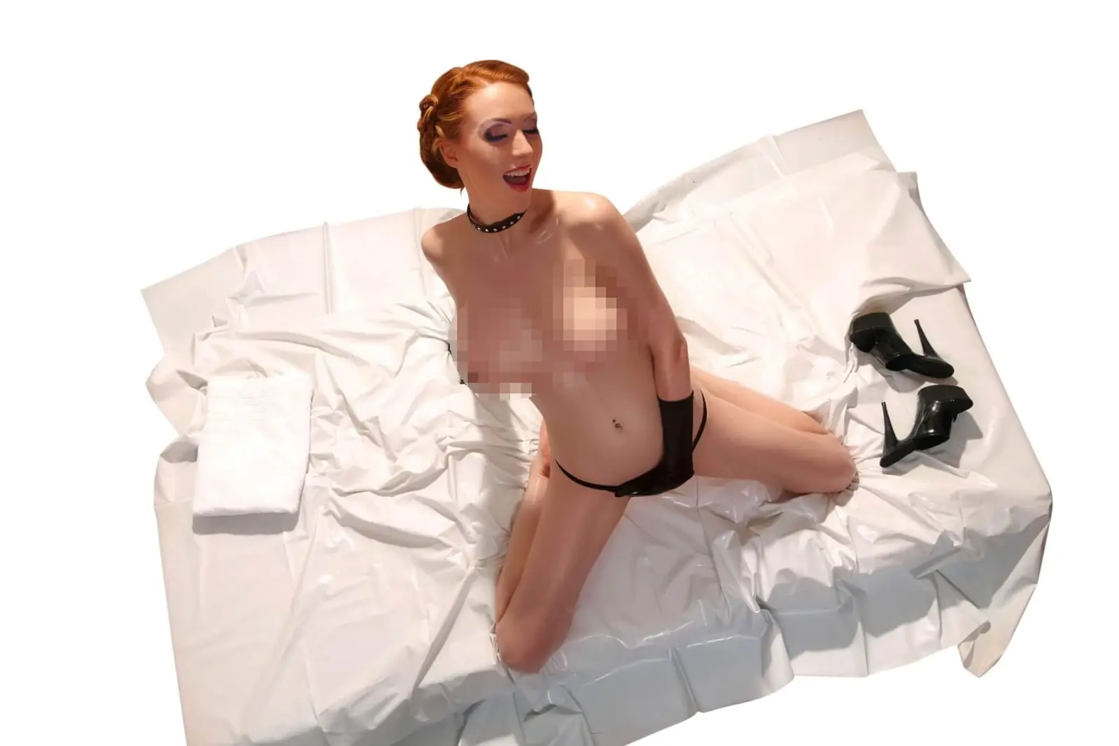 Lakované plachty - 200x230 cm (biele)