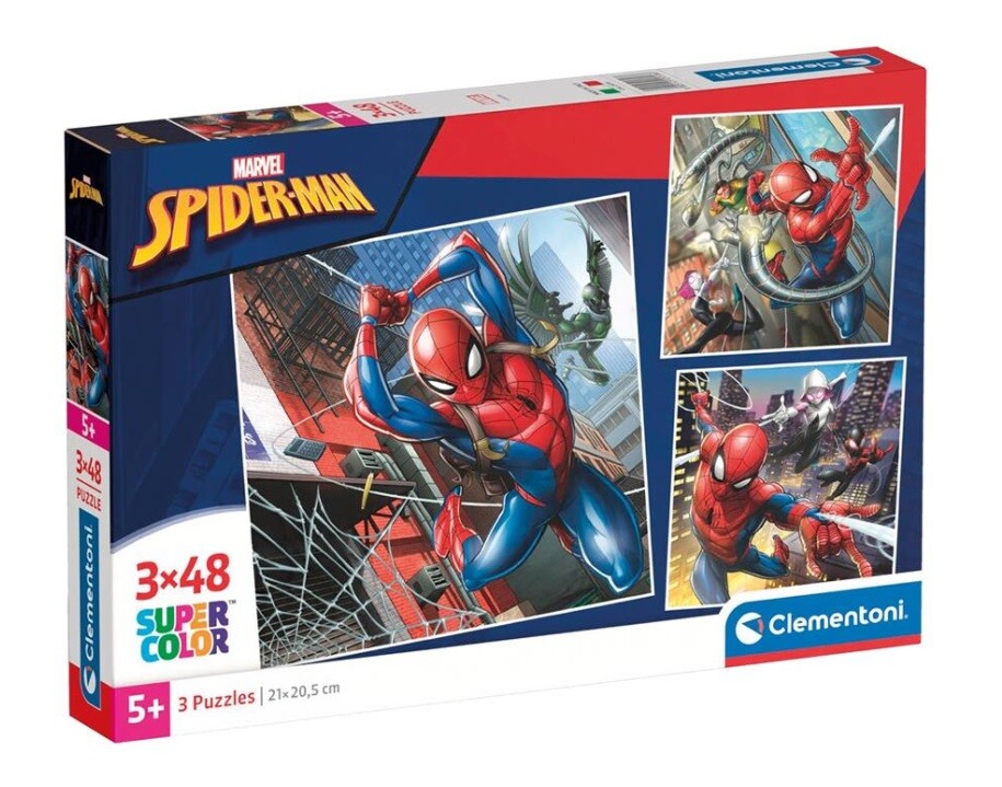 Clementoni Puzzle 3x48 Spiderman