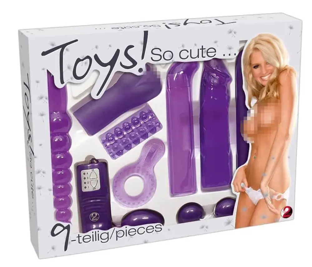 You2Toys - Fialový sextábor - vibrátorový set (9 dielov)