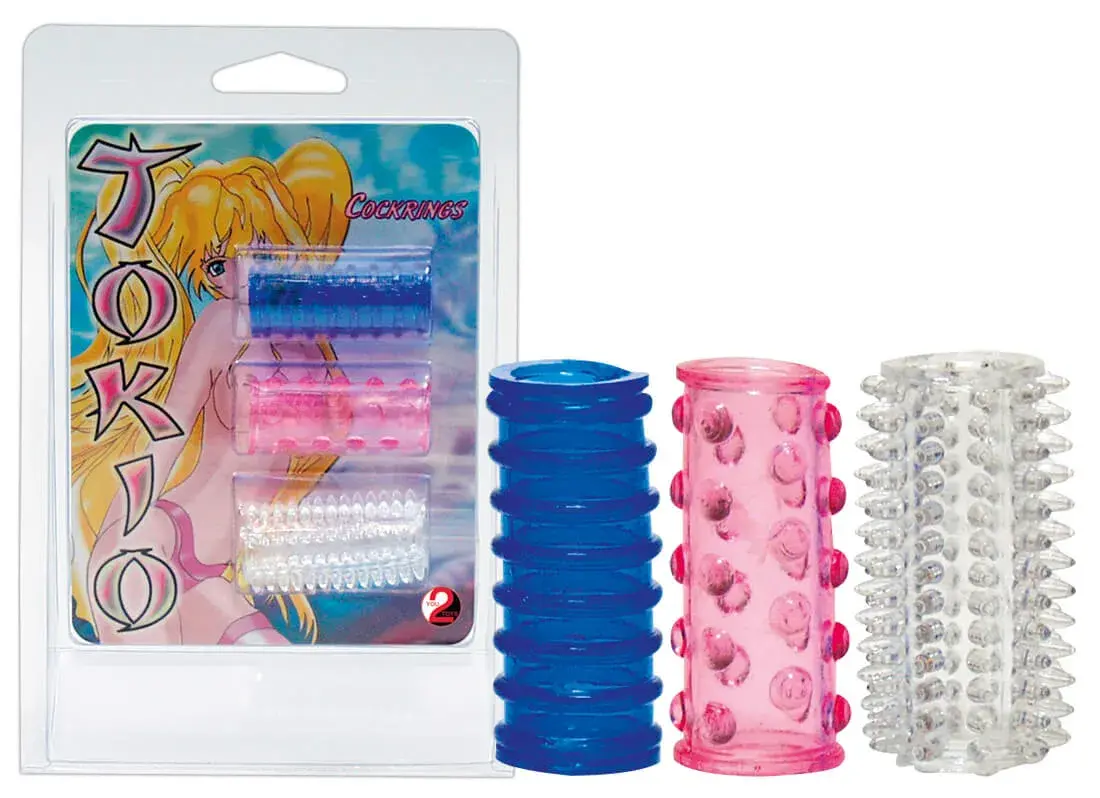 You2Toys - Japonská sada krúžkov na penis (3 ks)