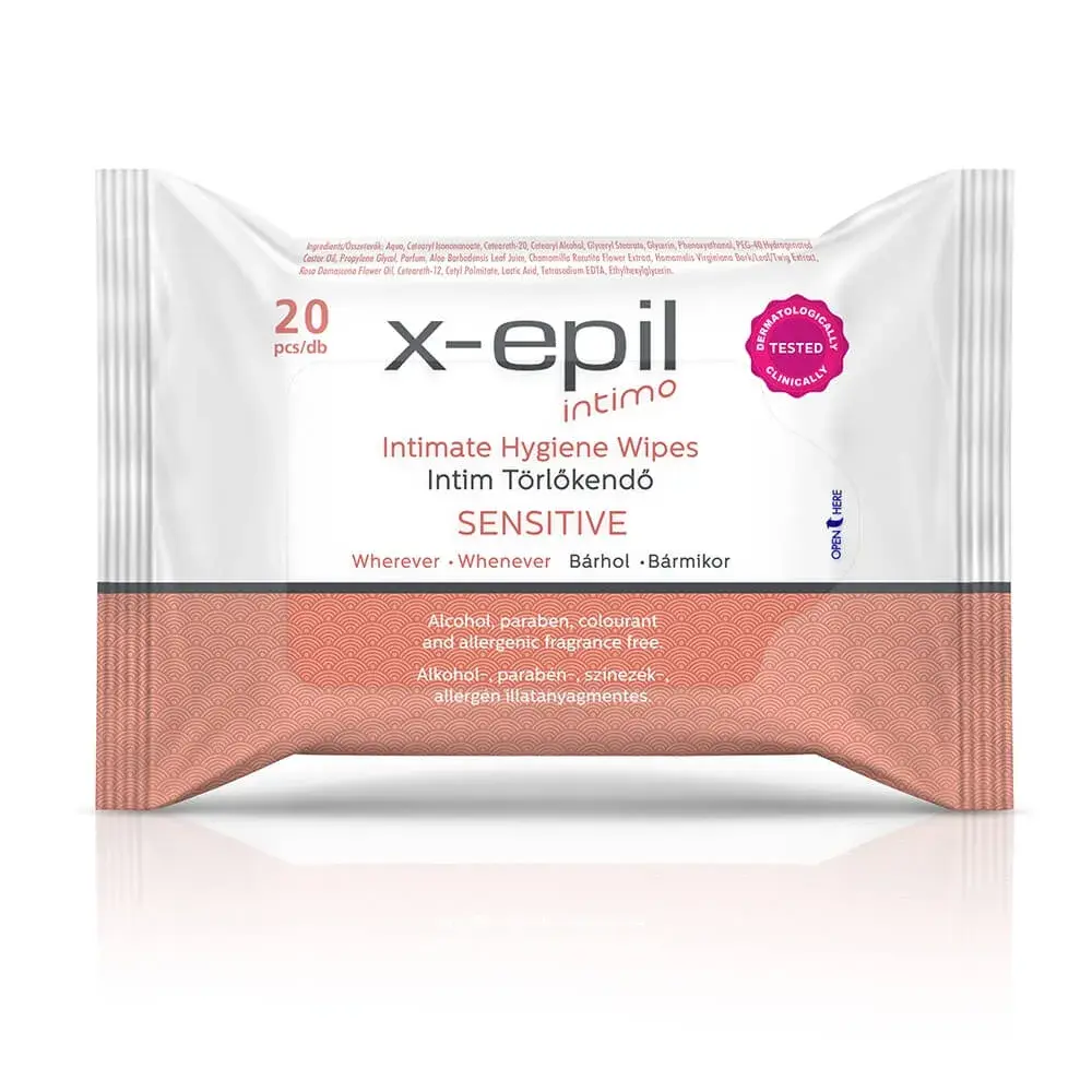 X-Epil Intimo Sensitive - intímne obrúsky (20 ks)