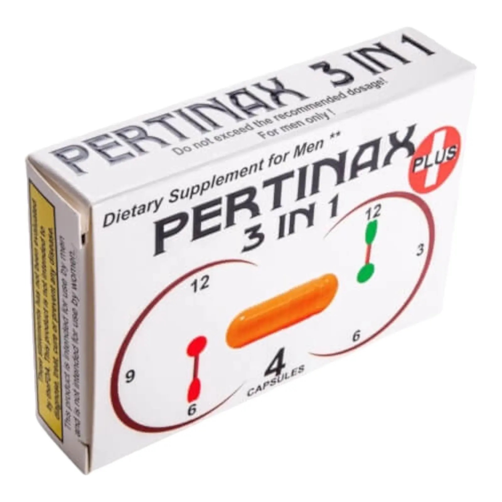 Pertinax 3v1 Plus - doplnok stravy pre mužov (4ks)