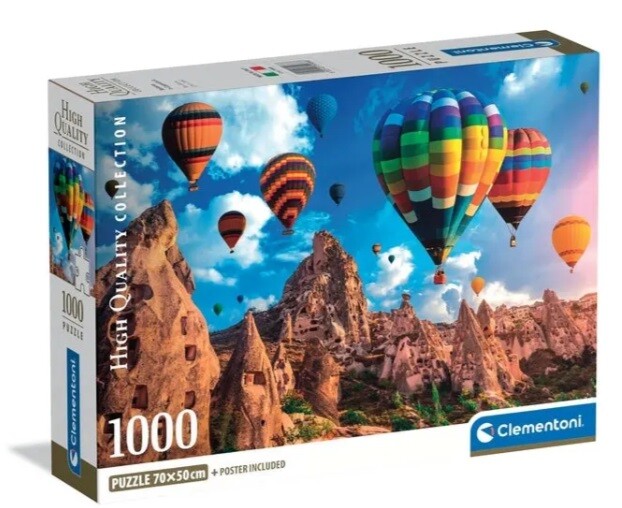 Clementoni Puzzle 1000 Balóny v Cappadocia