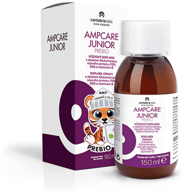 AMPCARE JUNIOR PREBIO IMUNITNÉ BALENIE sirup 3x150ml