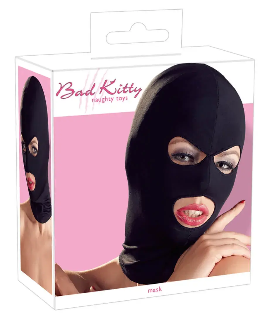 Bad Kitty - Maska s otvormi na ústa a oči