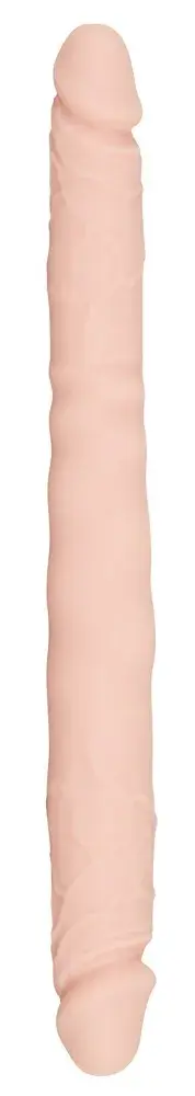 You2Toys - Dvojitý Priateľ - 100% silikónové dildo (prírodné)