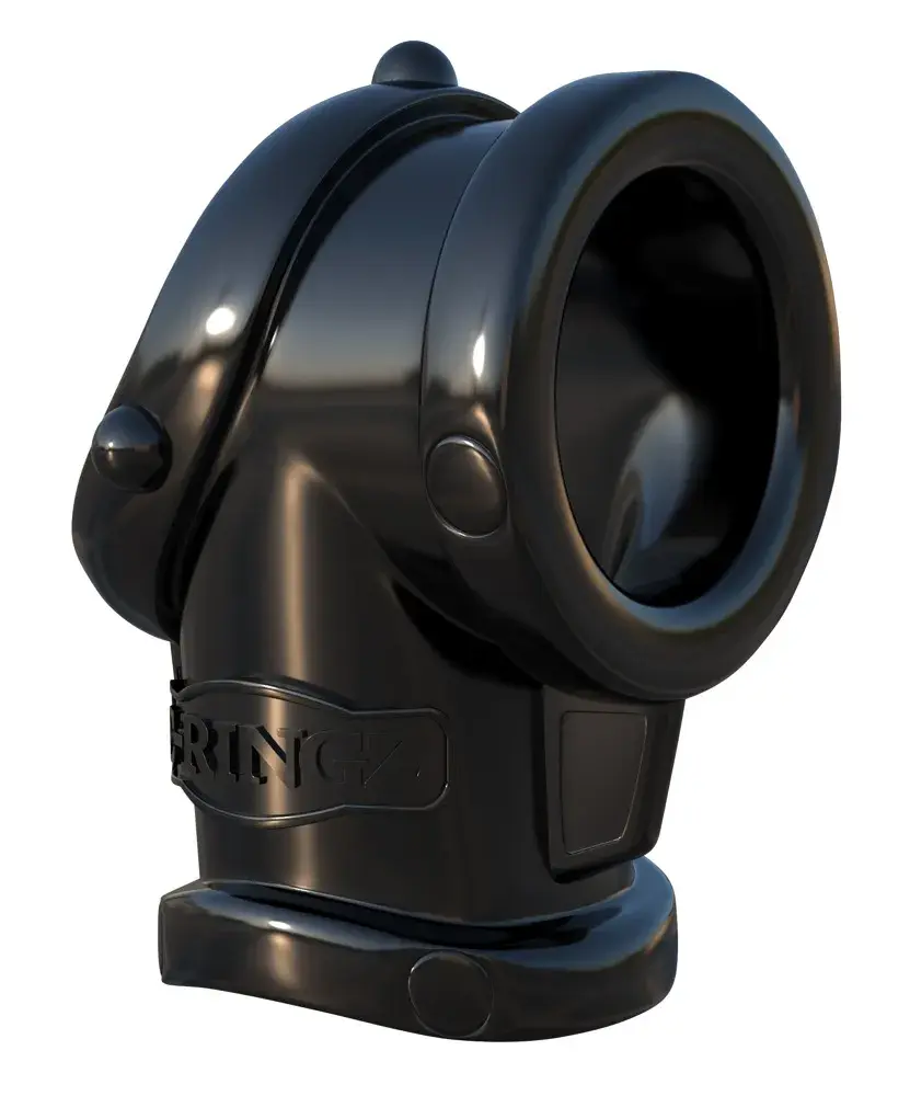 Fantasy krúžok čierny: pre penis a semenníky