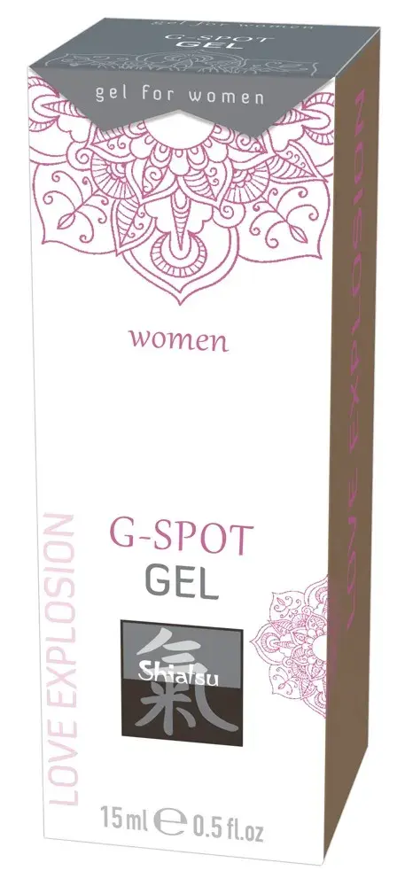 HOT Shiatsu G-Spot - G-bod stimulujúci intímny gél (15ml)
