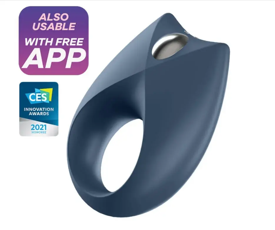 Satisfyer Royal One - smart vibračný krúžok na penis (modrý)