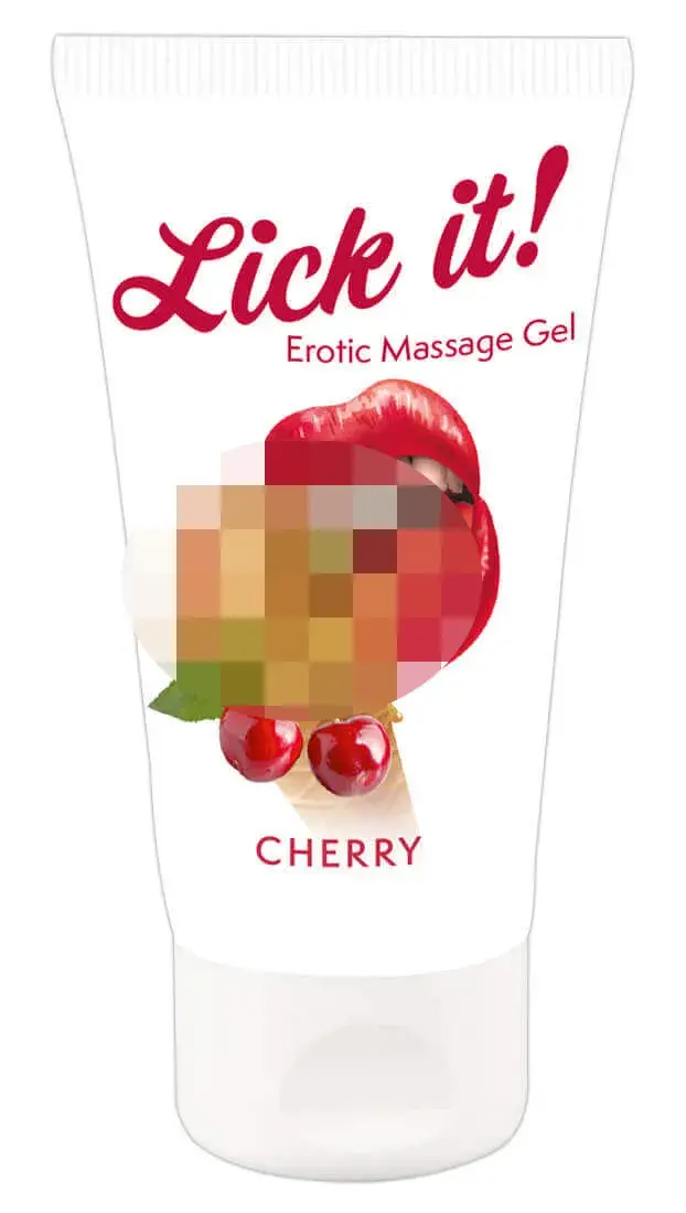 Lízni ho! - 2v1 jedlý lubrikant - čerešňa (50ml)