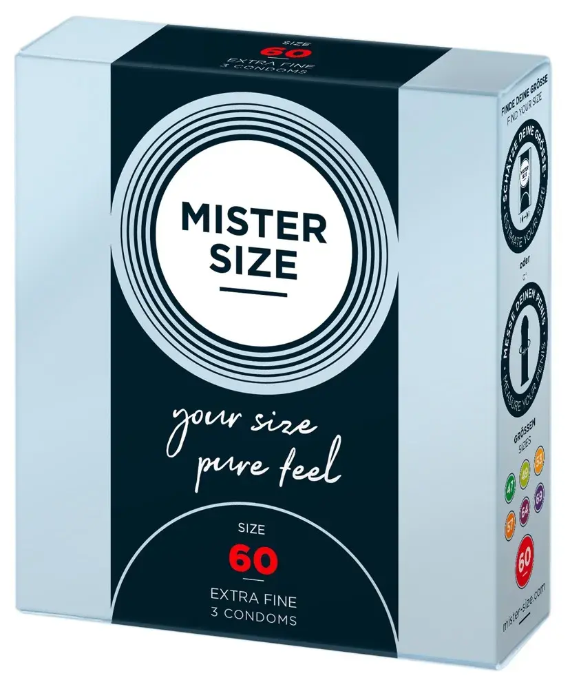 Mister Size tenká ochrana - 60mm (3ks)