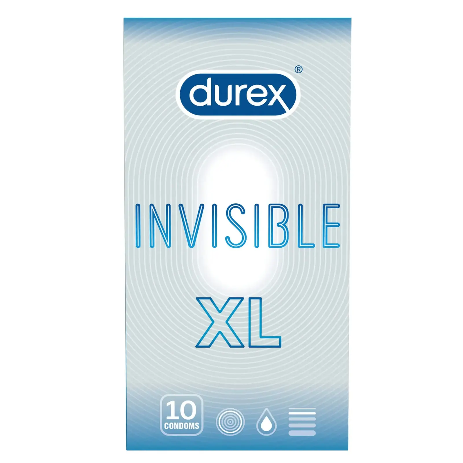 Durex Invisible XL - extra veľké kondómy (10 ks)